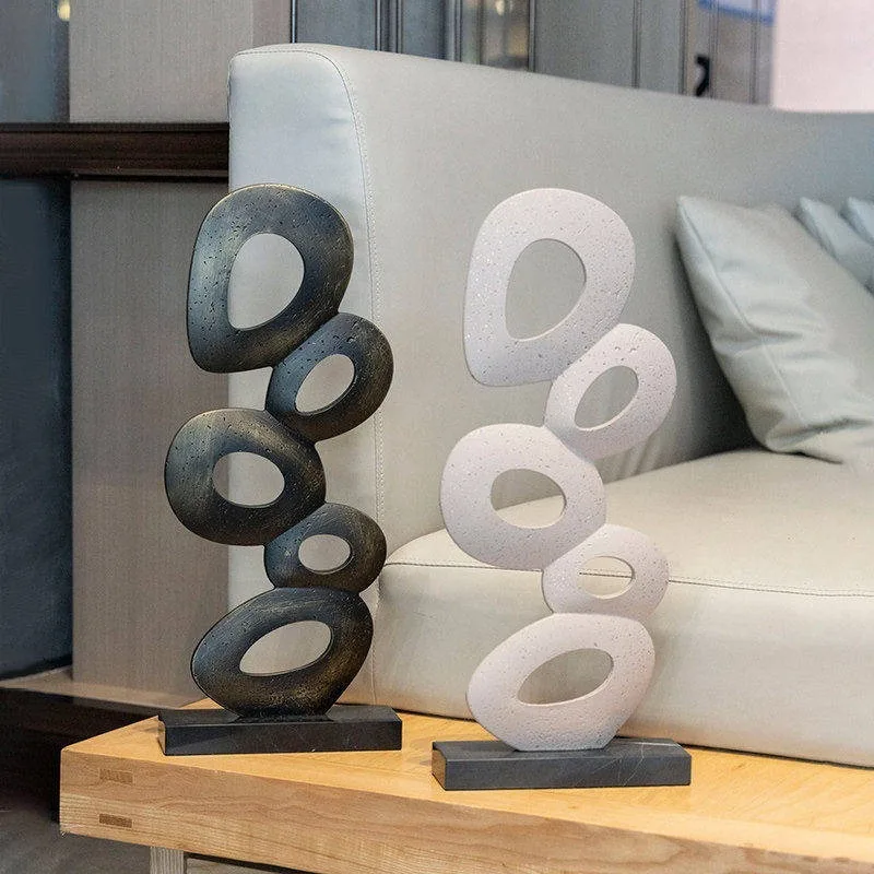 Geometry Ornaments Modern Ornament Elegant Luxury Living Room Sculptures Creative Aesthetic Bedroom Sculpture Table Decorations