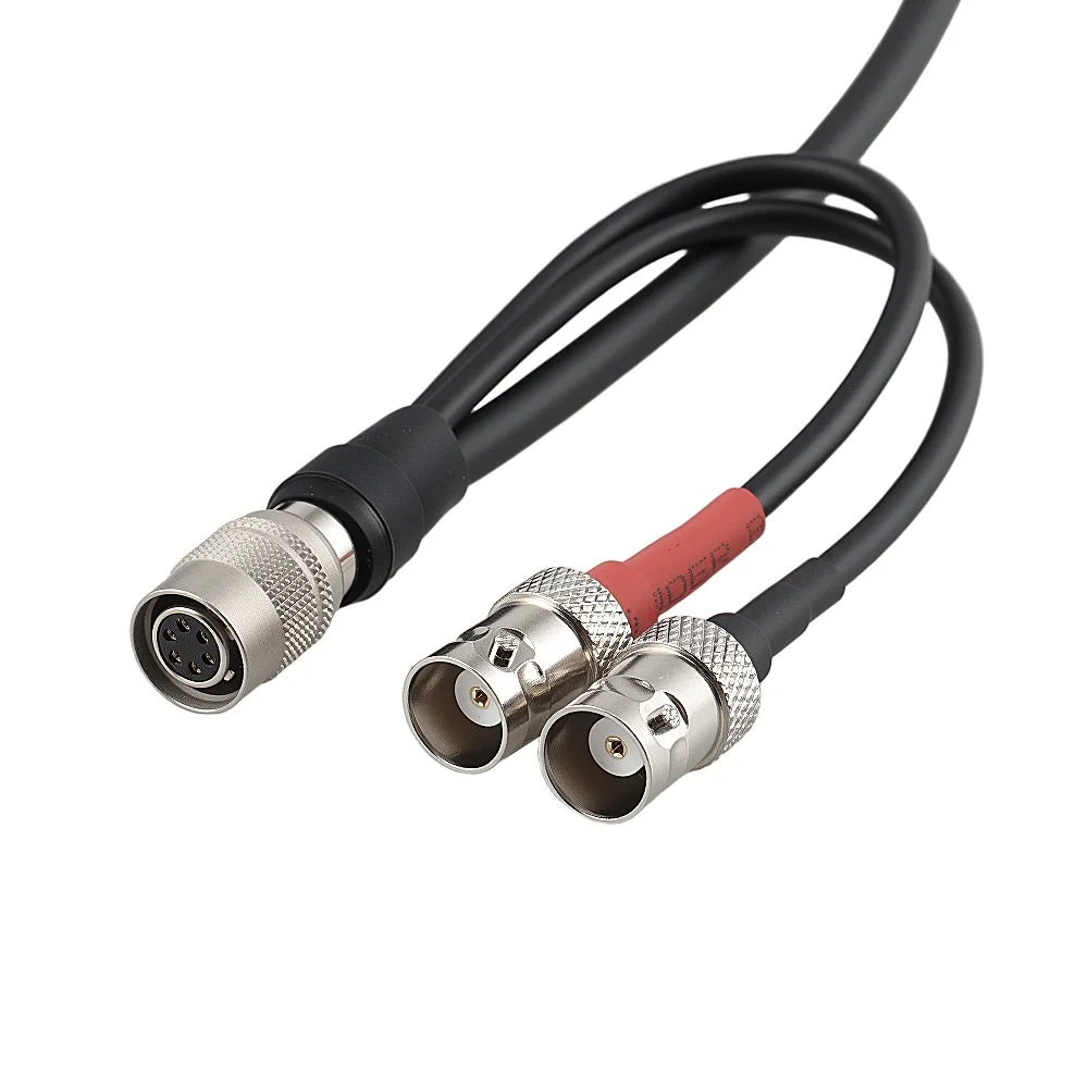 Hirose 6 Pin Female Power Trigger I/O Cable HR10A-7P-6S to BNC DC 2.1mm Female Industrial Cable for Victorem CXP Volucam Redwood