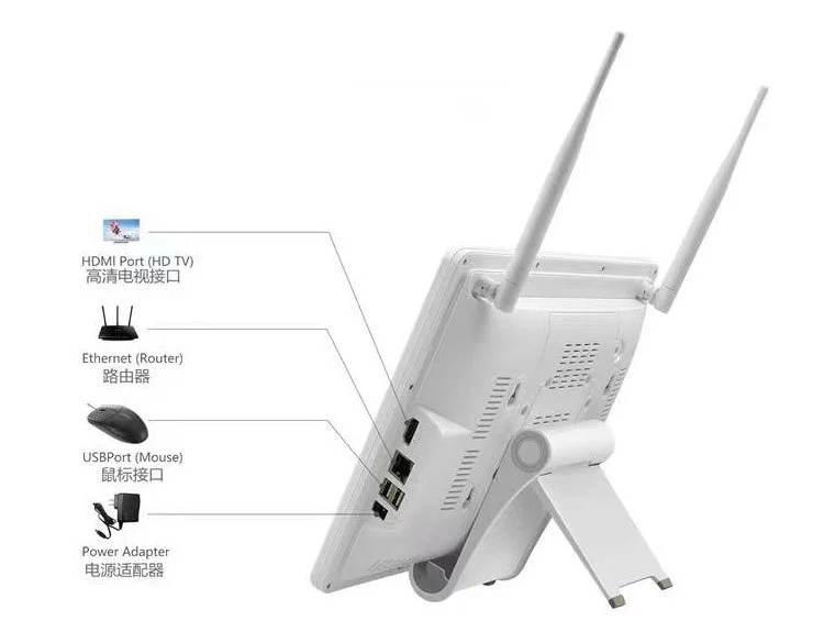 4CH Smart Tuya كامل اللون Hd 12 فولت H.265 لينكس لاسلكي واي فاي Ip PTZ كاميرات الدوائر التلفزيونية المغلقة نظام المراقبة الأمنية Nvr أطقم #4