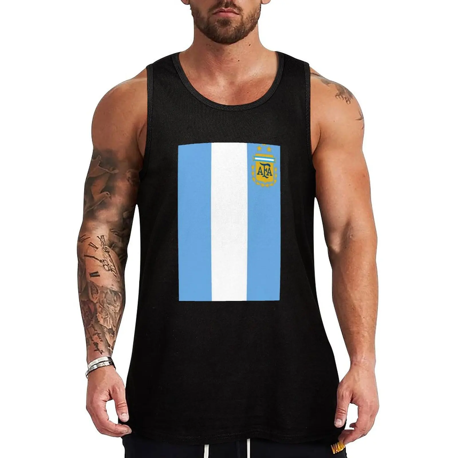 

argentina Tank Top gym accessories man Men's gym t-shirt Men's vests for men
