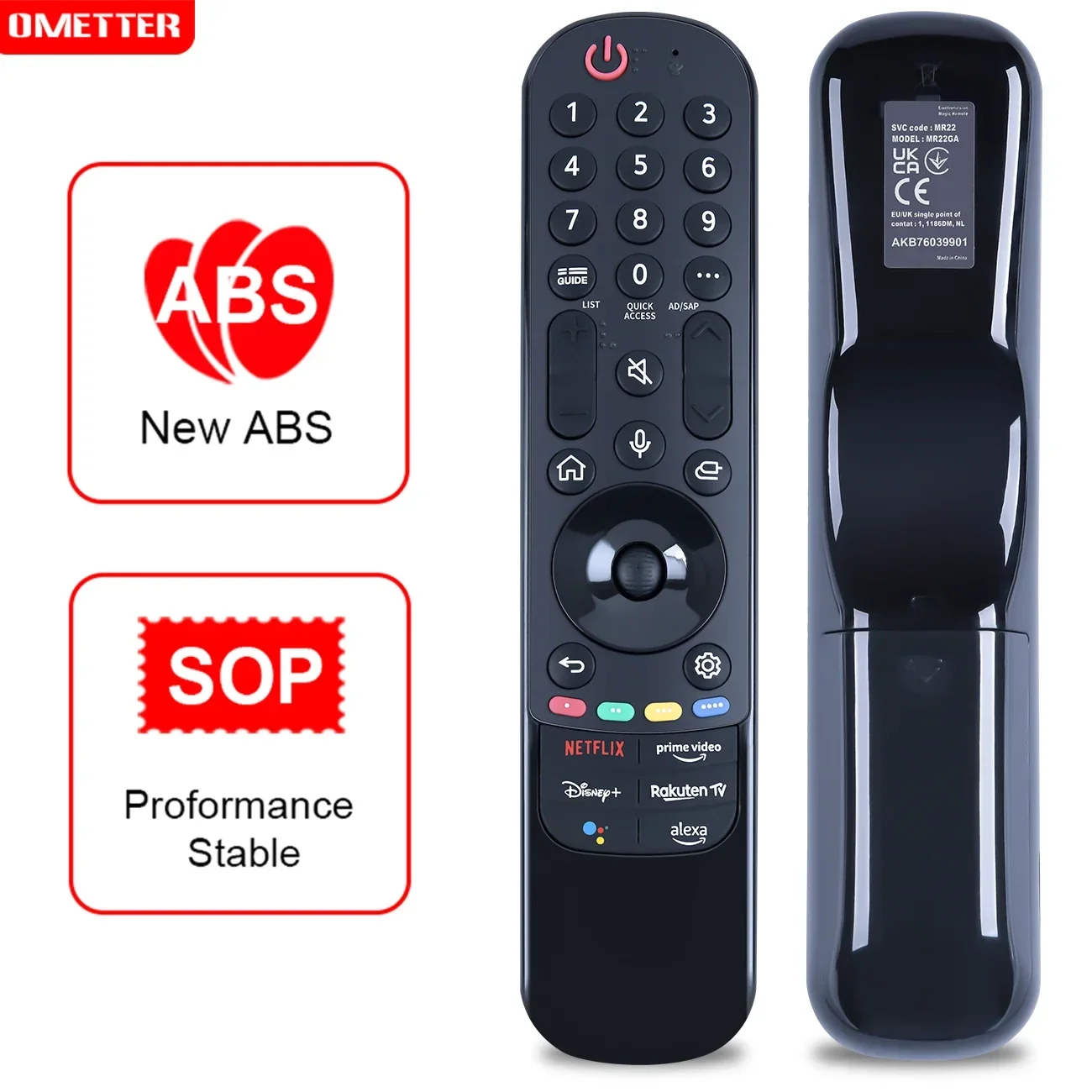 2023 New Magic Voice Replacement for L / G MR22GA Smart TV Remote Controller AKB76039901 for OLED QNED NanoCell 4K 8K TV Alexa