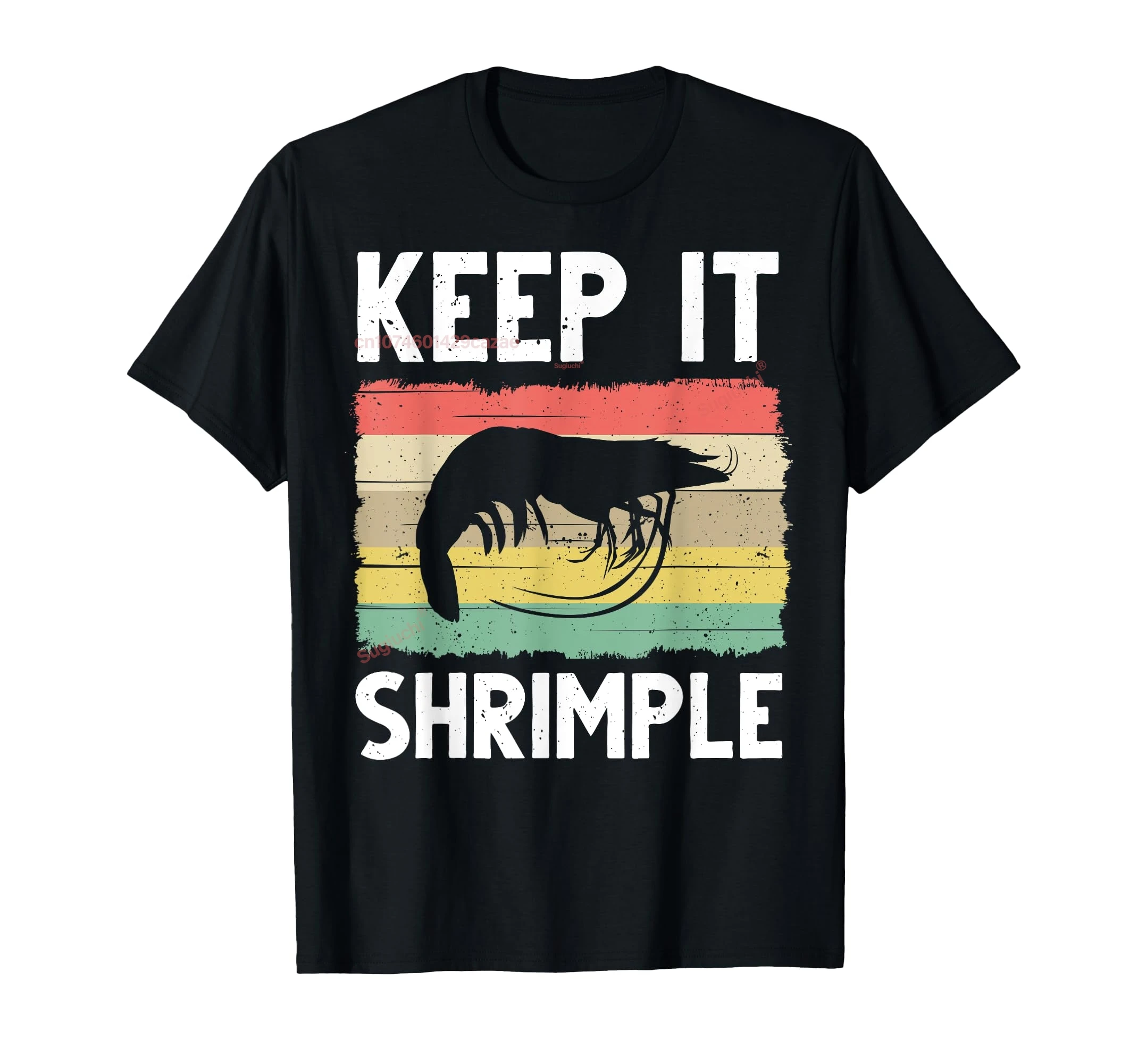 

100% Cotton Funny Shrimp Gift For Men Women Cool Fishing Prawn Lover T-Shirt MEN WOMEN UNISEX T Shirts Size S-6XL