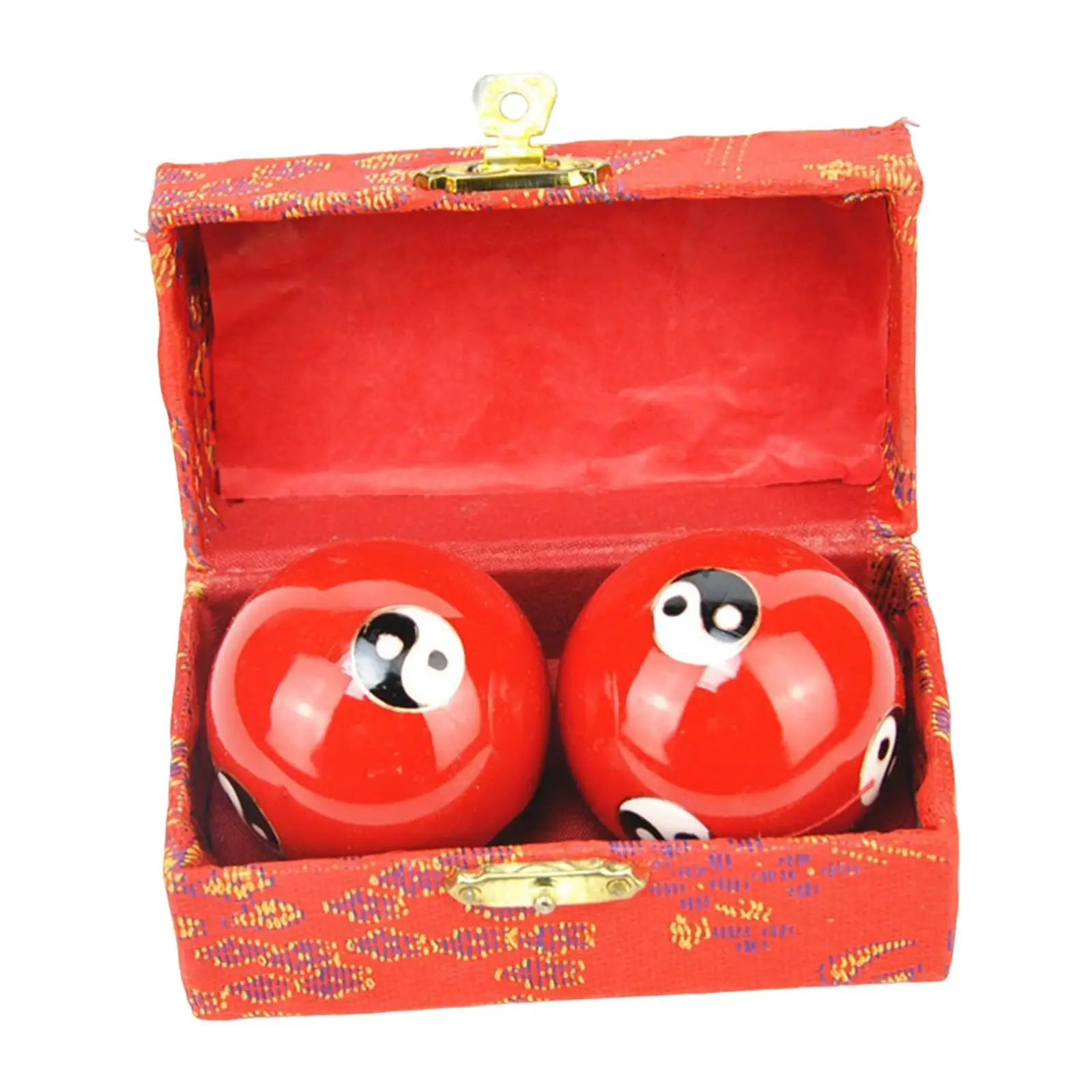 2pcs Chinese Baoding Balls With Box Beautiful And Elegant Stress Relief Relaxation Relieve Fatigue