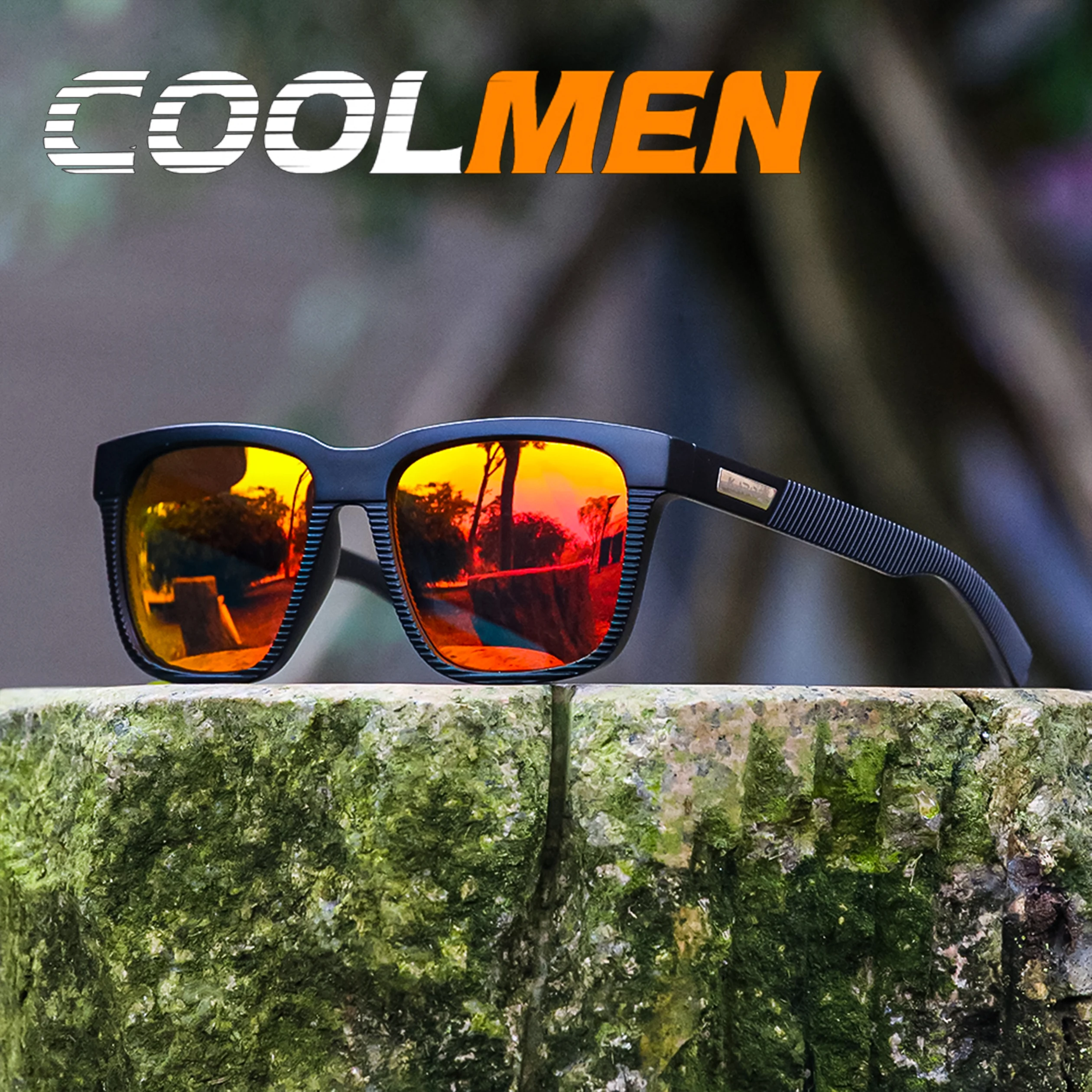 

COOLMEN Polarized Glasses Fishing Sunglasses Men Driving Shades Male Eyeglasses Women UV400 Eyewear Hiking Classic Sun Glasses