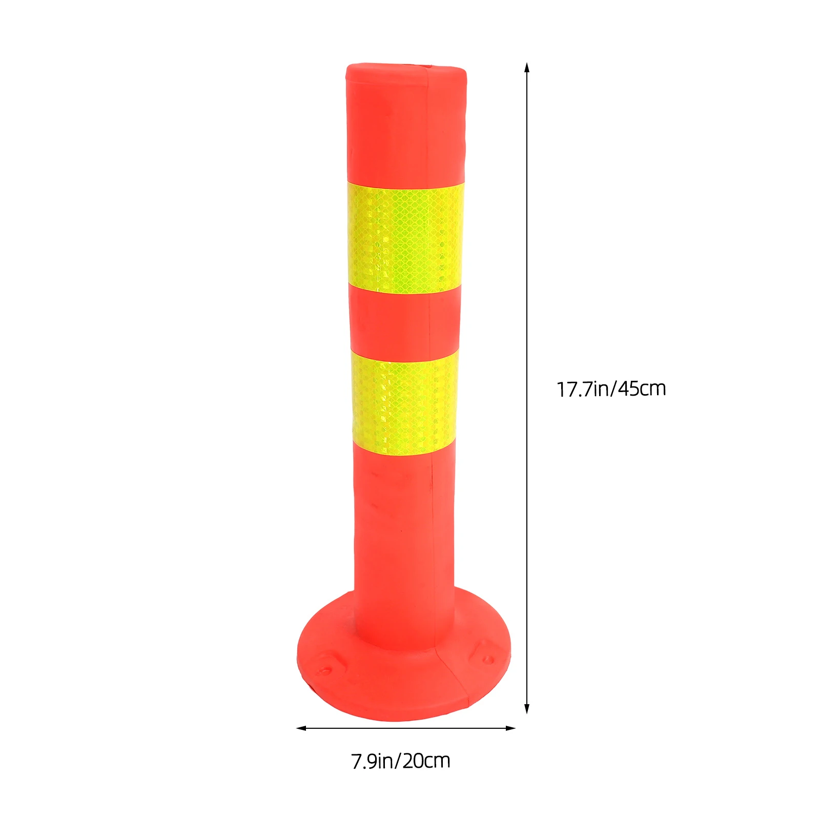 

Warning Column Solid High Strength PU Material 45cm Durable Garage Parking Safety Barrier Traffic Delineator Post Parking