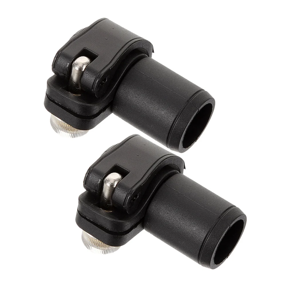

2pcs Trekking Pole External Lock Accessories Durable Rubber Fastener Clip for Hiking Walking Sticks Supplies Ideal Camping