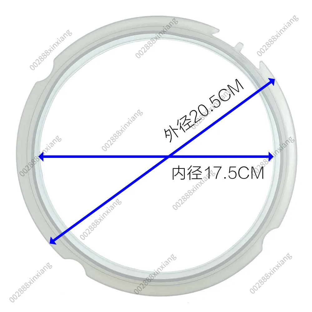 Silicone Seal Ring Gasket for Instant Pot Duo Mini 3 Quart 3L Electric Pressure Cooker Replacement Parts