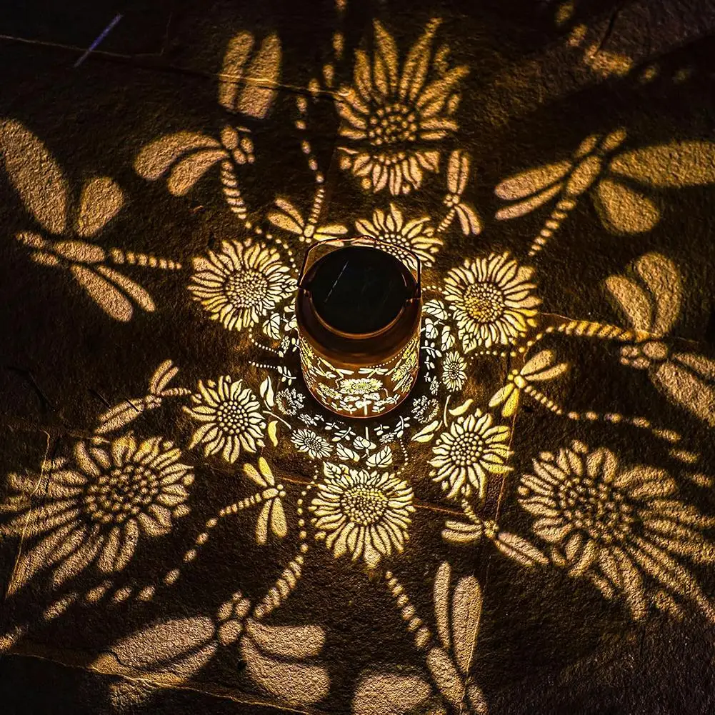 Solar Powered Sunflower Light Charming Sunflower Solar Lanterns Waterproof Outdoor Light Garden Decor Lighting