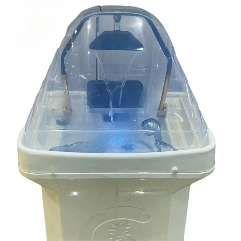 Independent Waterfall Shampoo Sink Accessory Shampoo Basin with Scalp Care Bowl, Suitable for Home Use
