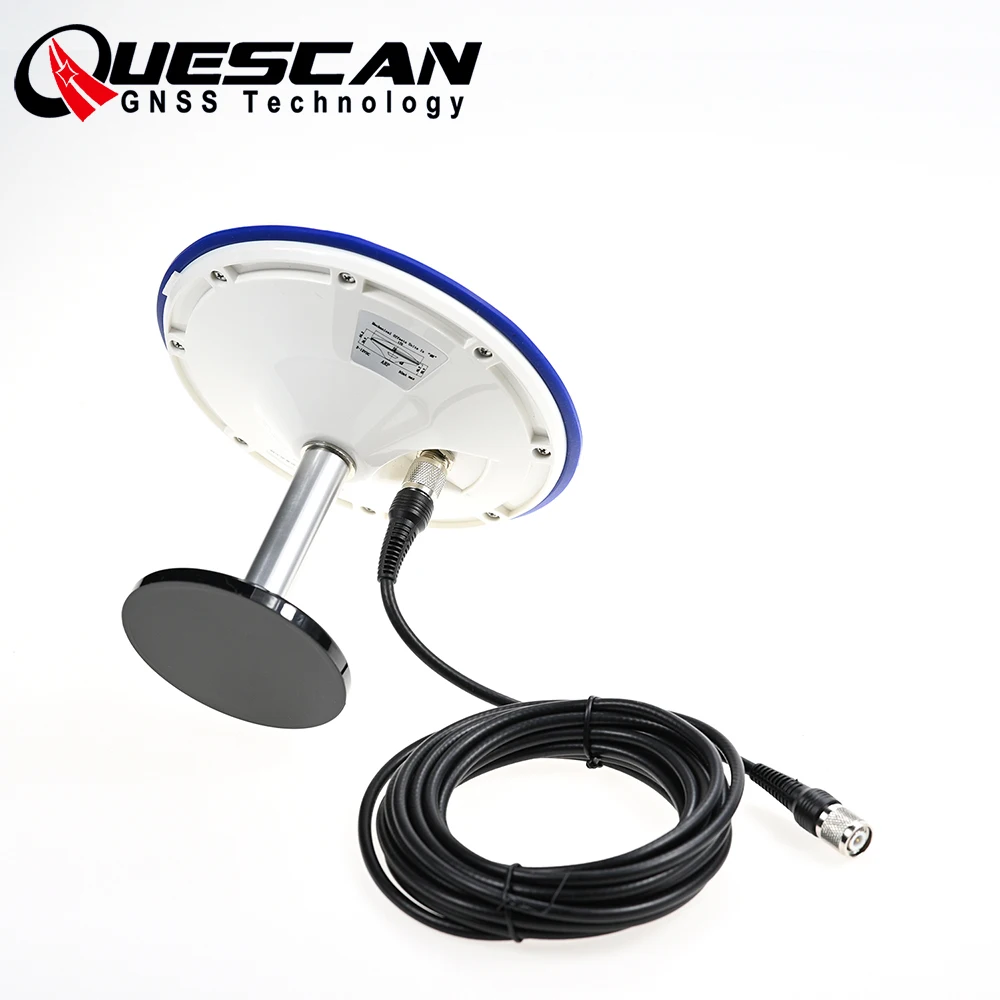 QUESCAN Multi-band L1 L2 L-band RTK GNSS Antenna for Agricultural RTK GPS Rover Base Station Geodetic Survey Agricultural GPS
