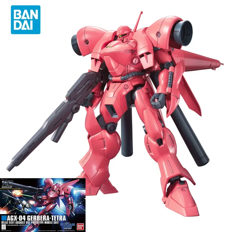 

Bandai Original GUNDAM Anime Model HGUC 1/144 AGX-04 GERBERA-TETRA Action Figure Assembly Model Toys Gifts For Children