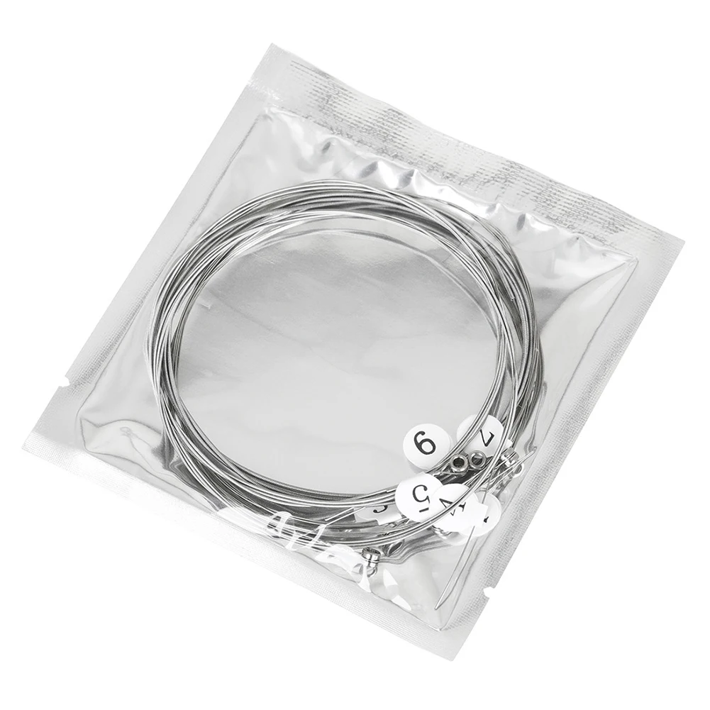Set di corde per chitarra elettrica Corde per chitarra in lega di nichel a 6 corde esagonali in acciaio al carbonio Accessori per chitarra elettrica