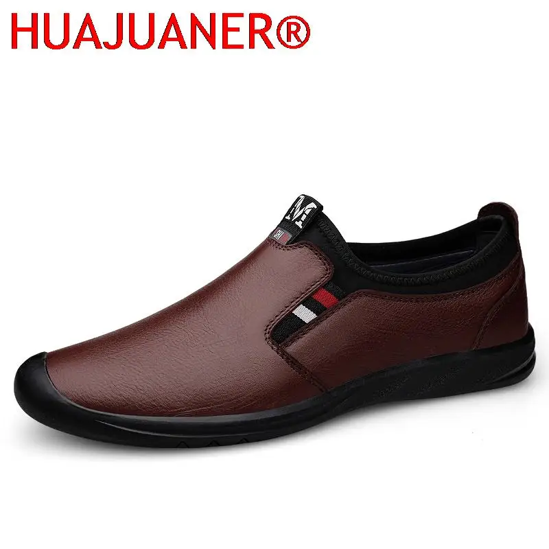 

Brand New Men Loafers Genuine Leather Men Casual Shoes High Quality Adult Driving Shoes Man Moccasins Driving Flat Footwear Male