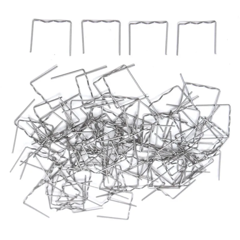 Stapler Flat Staples Staples Torch 0.6mm 100pcs Stainless Steel Weld Bumper Flat For Car Auto Pre-Cut Set Brand new