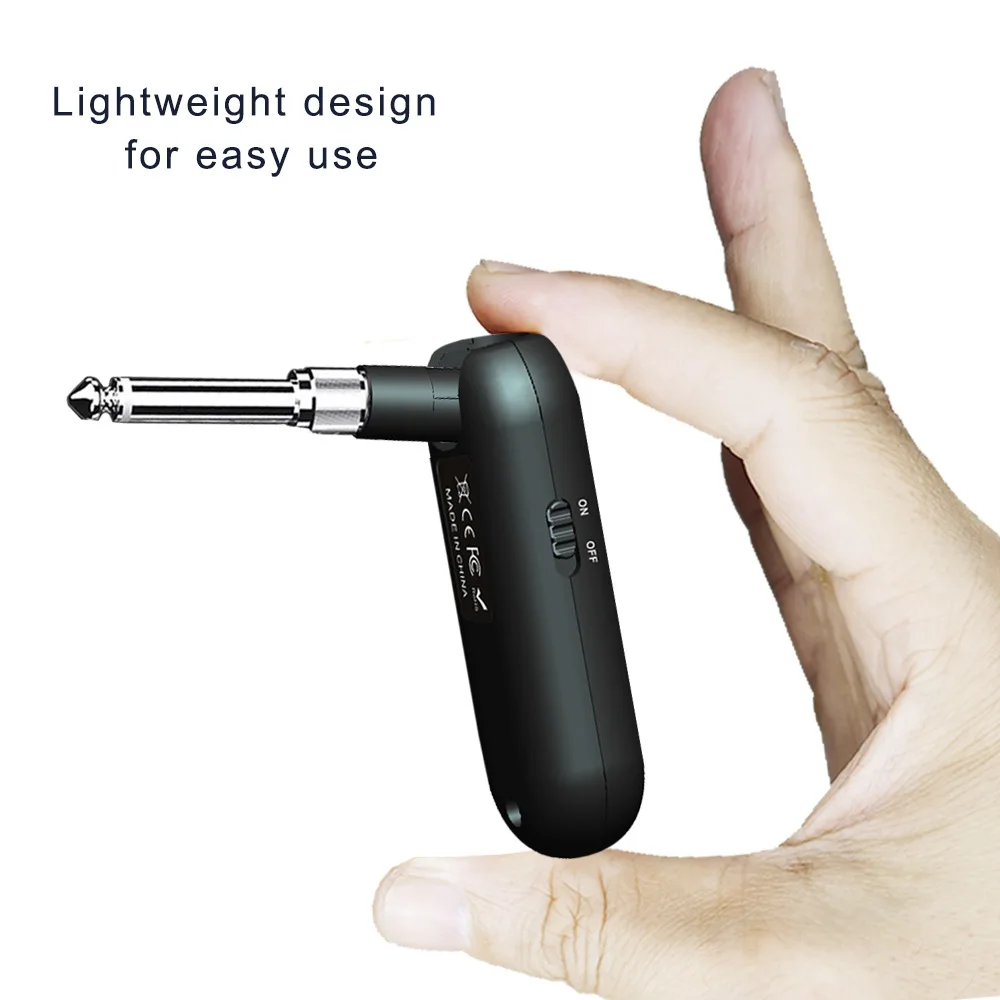 Dieci articles TLF Xtuga JT-3 professionnel 2.4G Microphone dynamique micros de guitare léger électrique o émetteur-récepteur sans fil C