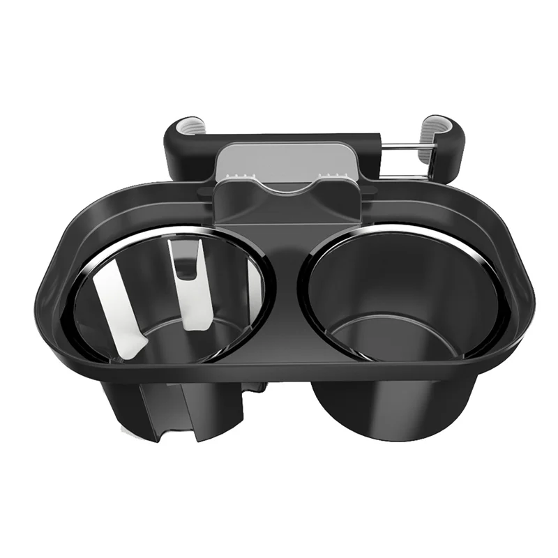 Car Double Cup Holder Car Beverage Holder Rear Pillow Snack Tray Universal Car Supplies image 2