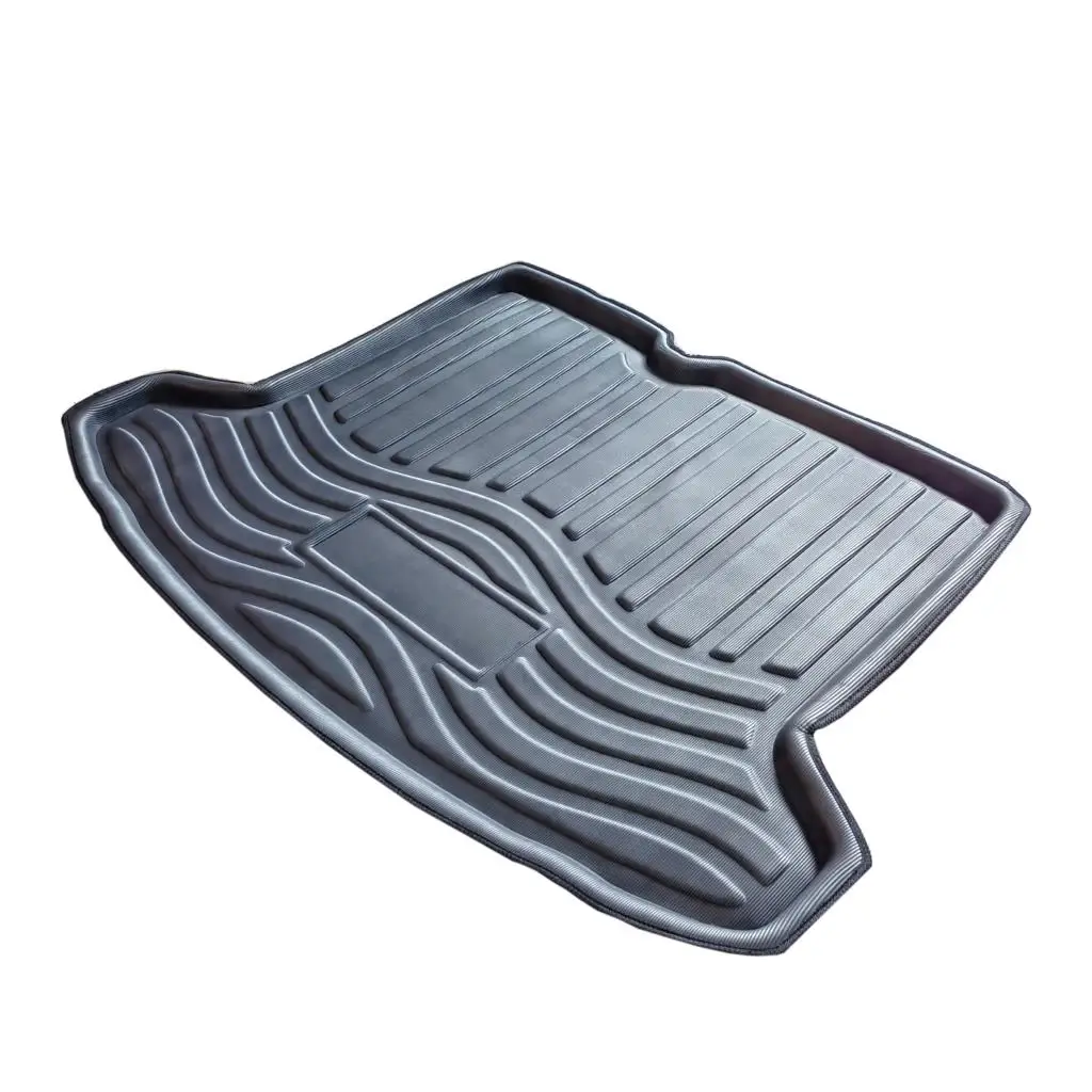 Polymères de coffre arrière de voiture pour Nissan Kicks P15, 2017, 2018, 2019, 2020, 2021, 2022, 2023, Cargo Liner, Boot Floor Escal3D OligCarpet,