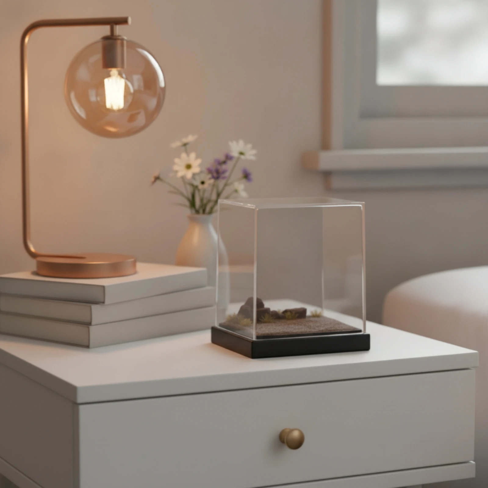 Alas Diorama dengan Penutup Ak - Display Case Acrylic ulasan dan harga