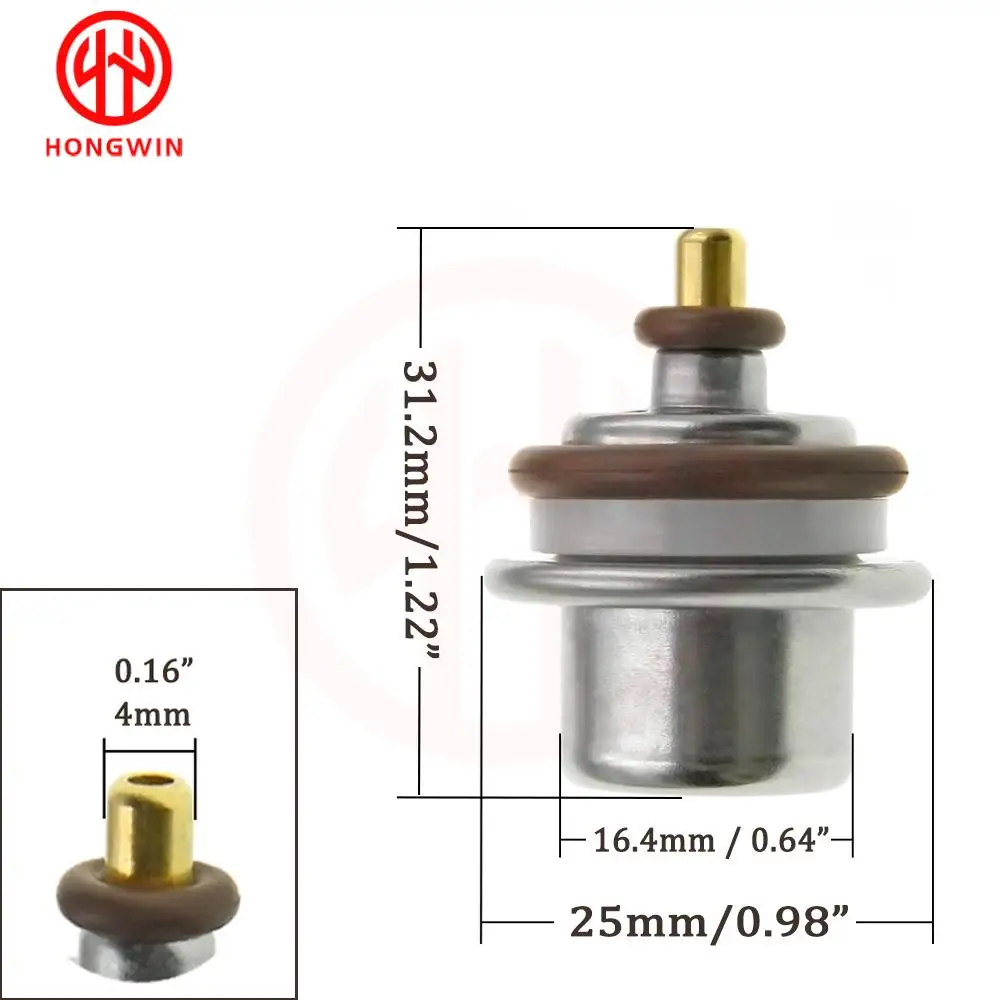 ZJ3813280 Fuel Injection Pressure Regulator For Mazda 2 1.5L L4 2011-2014 8V59-9H307-BD 8V599H307BD ZYE91335XA ZYE91335XB FG1982