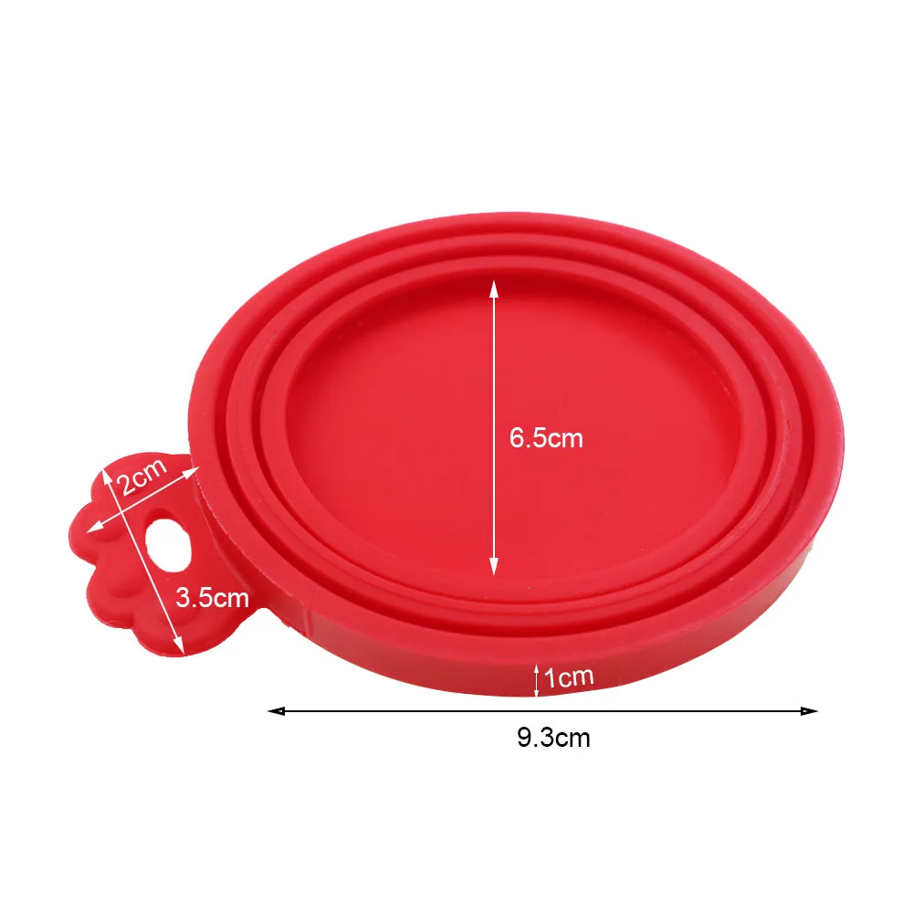 1PC Silicone Cans Storage  Covers Environmental Protection Reusable Lids For  Most Dog And Cat Dust Multifunction Odorless