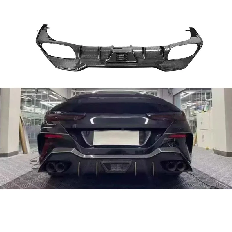 

For BMW 8 Series 840i G14 G15 AC rear lip carbon fiber rear spoiler surround tuning accessories body kit