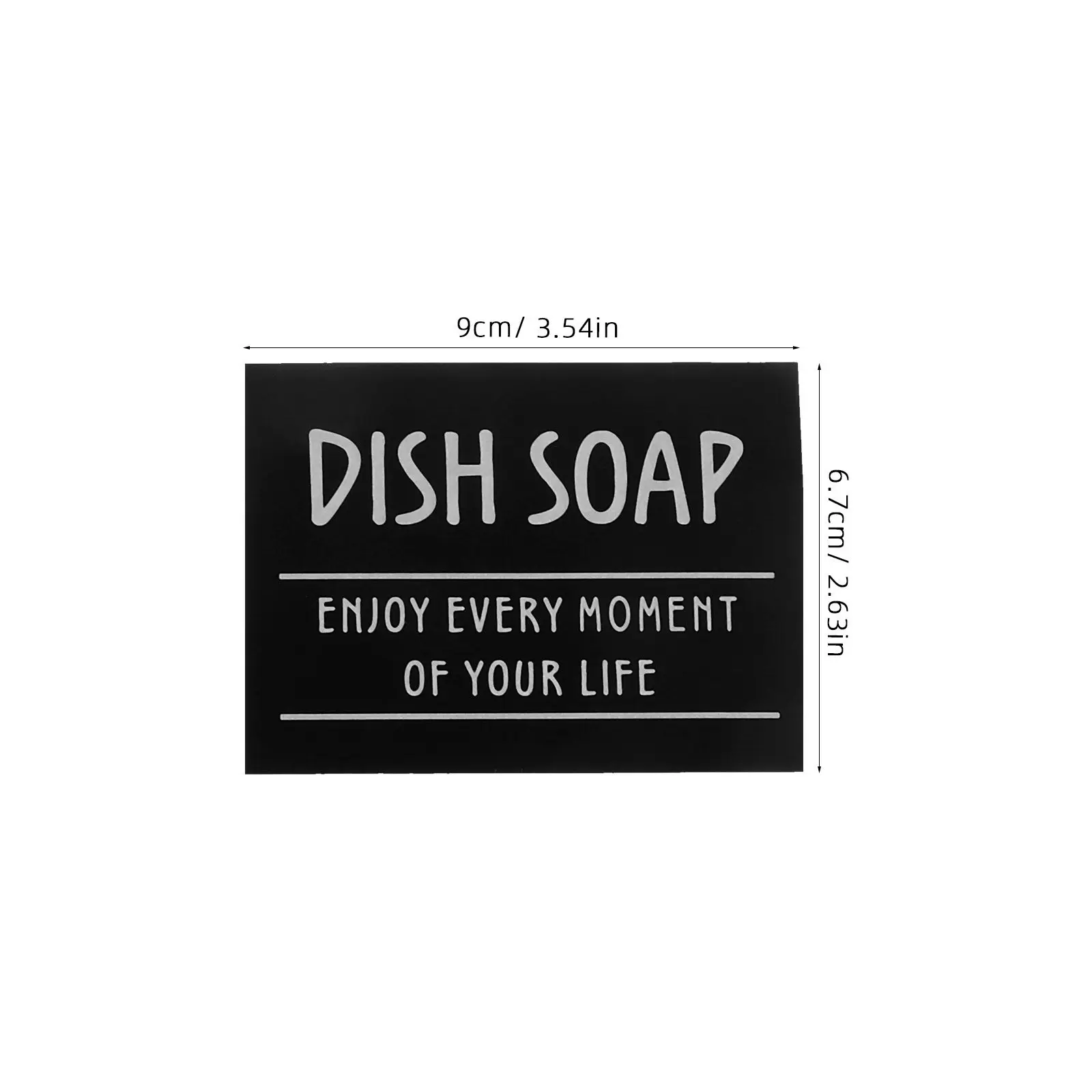 Waterproof Bathroom Labels for Toiletry Bottles Body Wash Shampoo Storage Organization Stickers