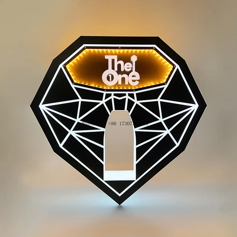 

Bar luminous wine holder, foreign wine, red wine luminous display stand KTV base XO wine holder, night champagne luminous base