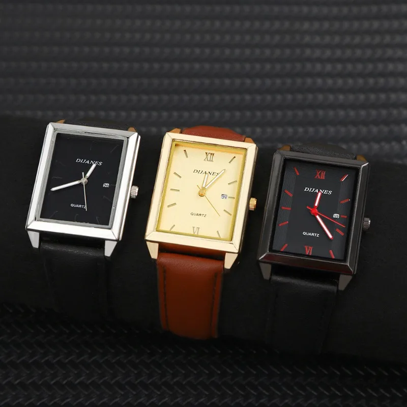 أفضل ماركة الرجال الساعات موضة بسيطة حلقة من جلد التناظرية ساعات يد كوارتز عادية الأعمال الذكور ساعة هدية Relógios Masculino