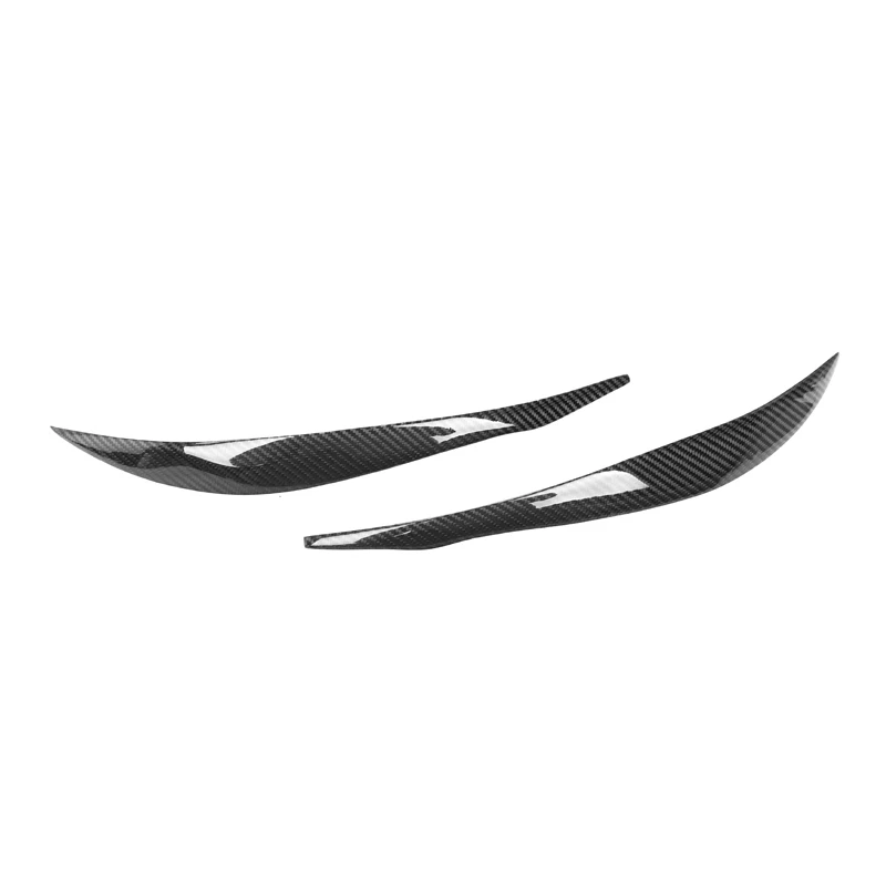 Dry Carbon Fiber Headlights Eyebrows Eyelids For BMW F30 F35 Front Headlamp Eyebrows 3 Series Accessories