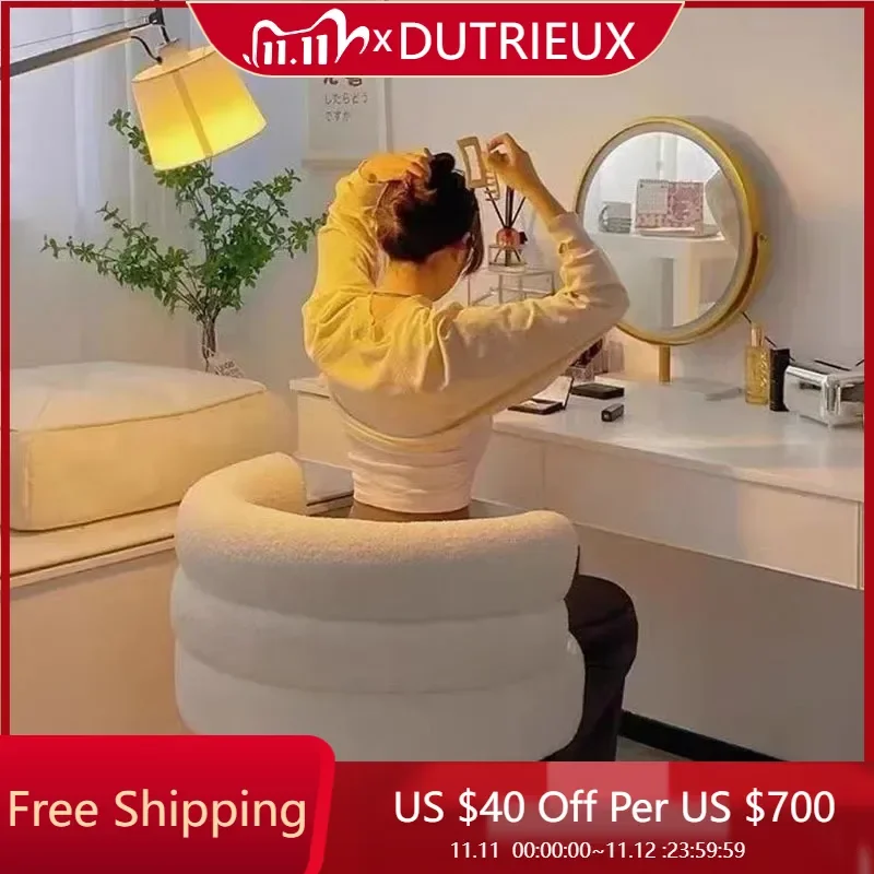 

Arm Makeup Chairs Salon Balcony Bedroom Luxury Modern Comfortable Living Room Chairs Bar Stools Fauteuil Salon Unique Furniture