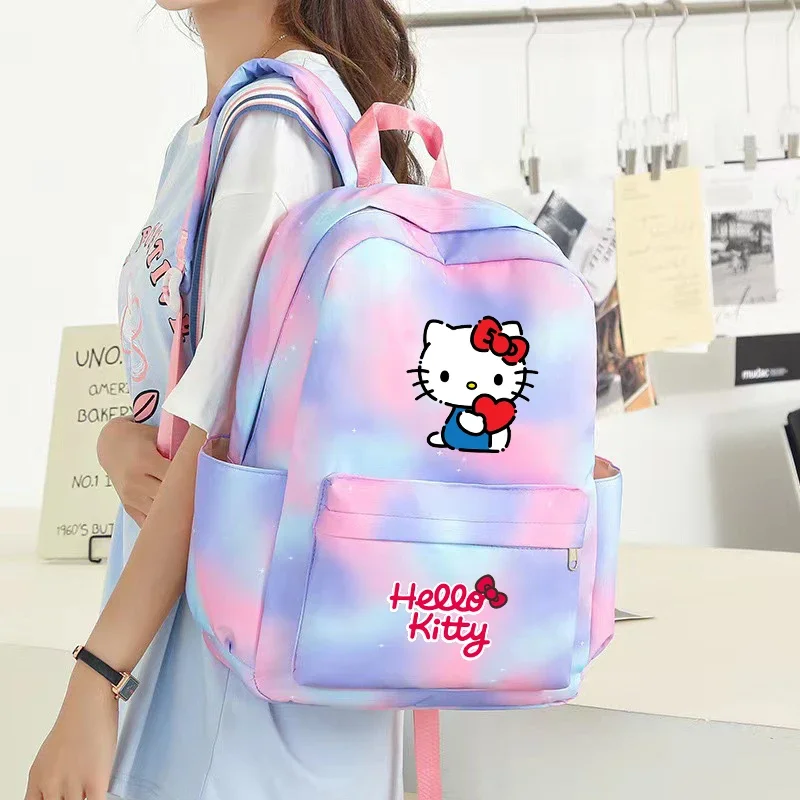 3 قطع حقيبة ظهر كورومي آند سينامورول ذات سعة كبيرة، حقيبة مدرسية للطلاب، حقيبة ظهر كاجوال بسيطة مع حقيبة غداء وحقيبة أقلام رصاص #6