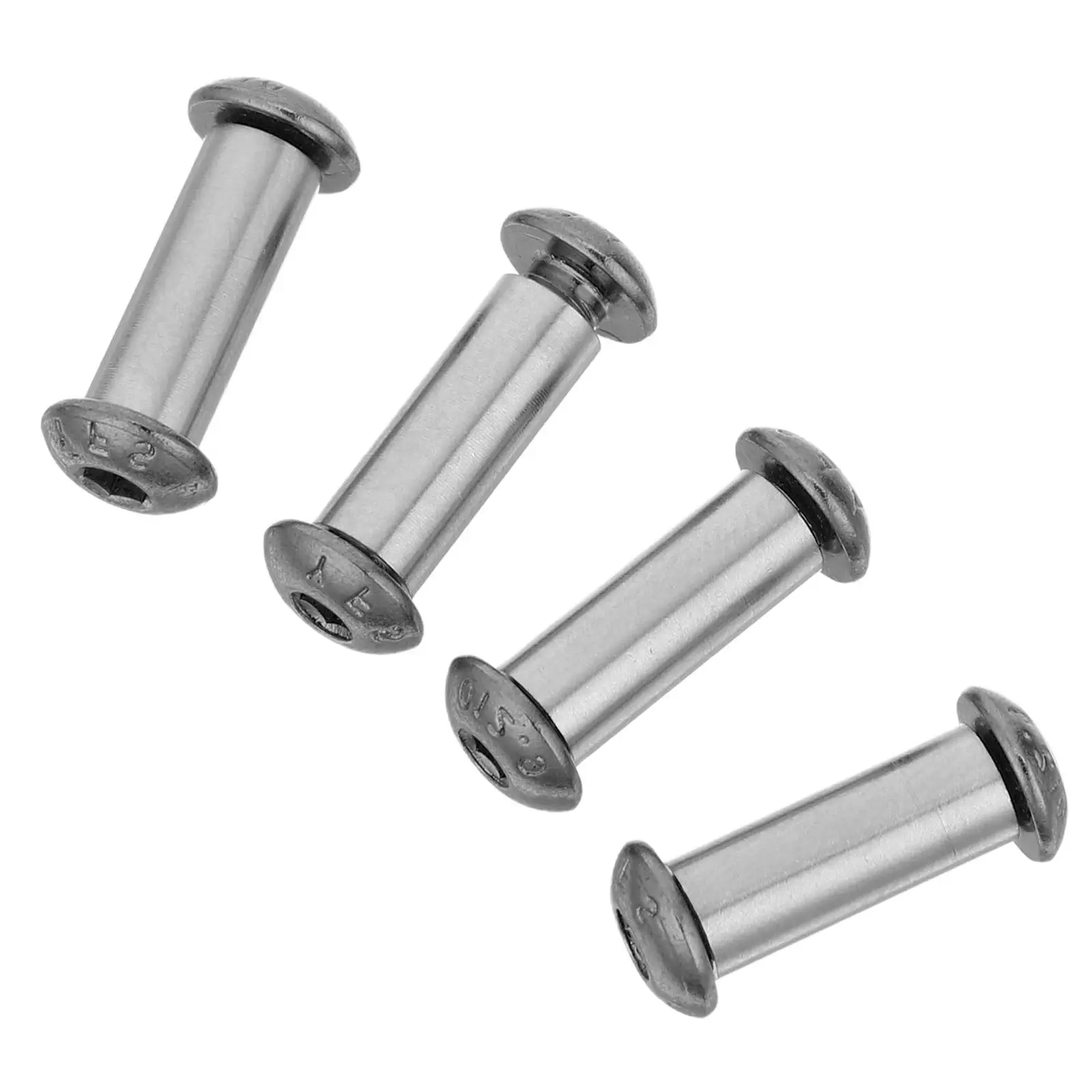 

4 шт. заклепок для рукояток ножей, винты-заклепки из сплава для столовых приборов, крепежные элементы, штифты для ножей, фурнитура для ремонта ножей