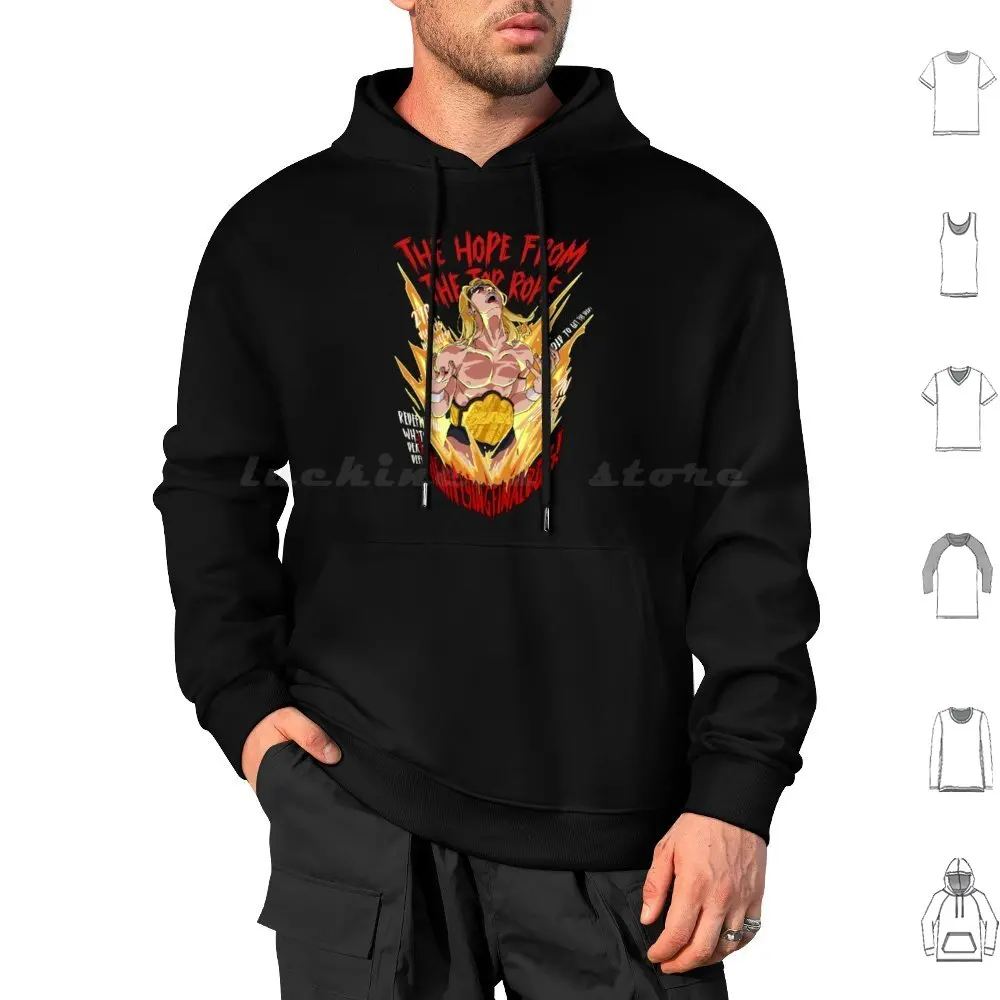 Luke Watts-High Flying Final Hoodie cotton Long Sleeve Slam Anime Dbz Wrestling Aew Njpw Wrestler Wrestle Slam Pro