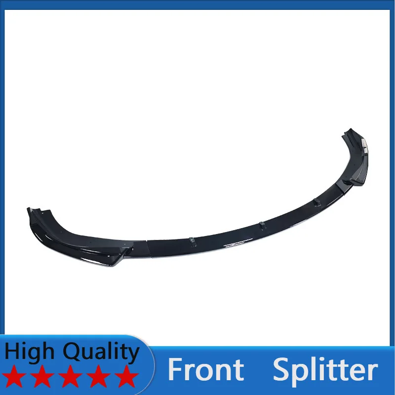 

For BMW 5 Series E60 LCI Standard 2008-2010 Front Splitter Bumper Lips Spoiler Body Kit Accessories 3pcs