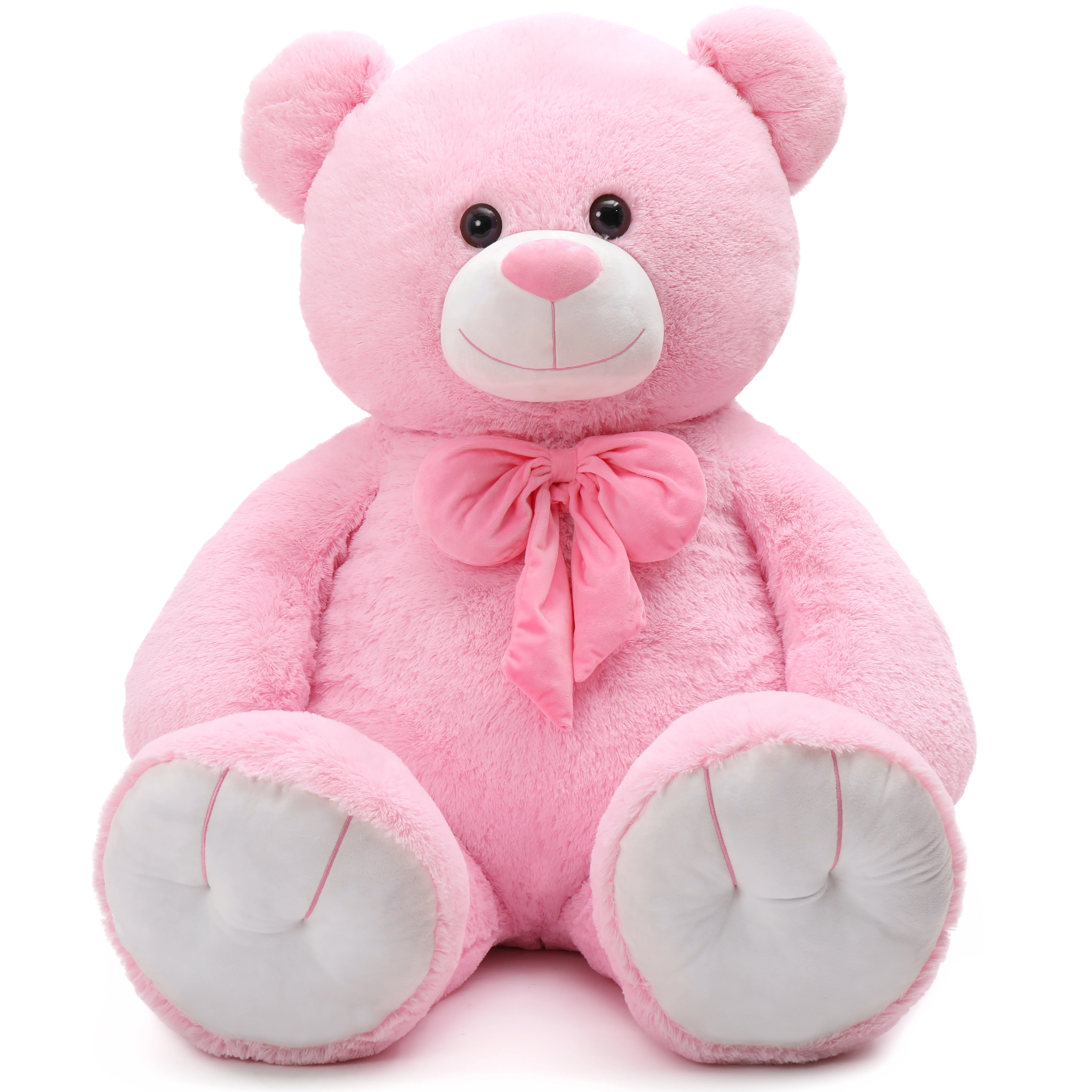 

MorisMos Giant Teddy Bear 5ft Stuffed Animal for Girlfriend,Human Size Cuddly Teddy Pink Bear Toy for Valentine,Jumbo Stuffed
