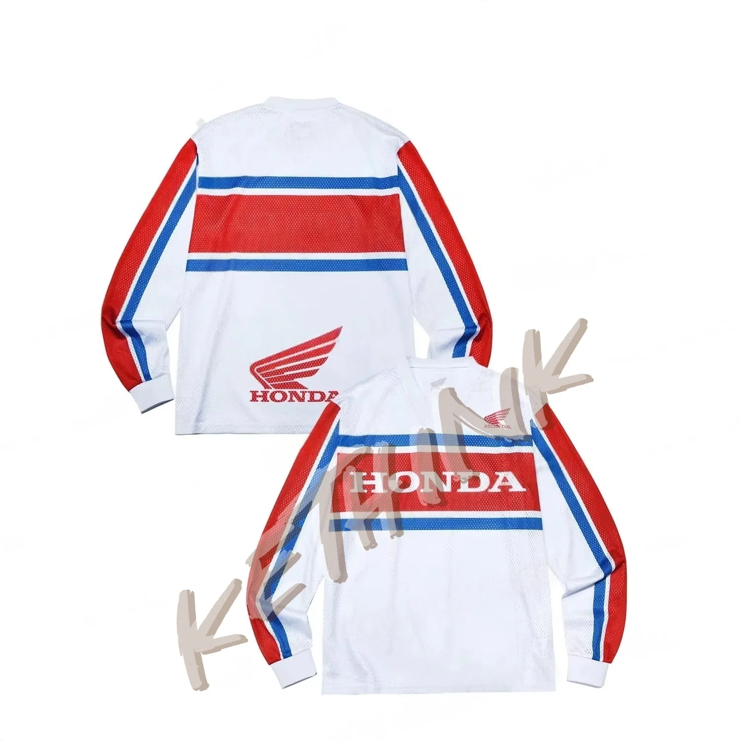 AliExpress Honda 2025 Motorcycle Jersey Long Sleeve Riding Shirt Breathable Dirt Bike Racing Gear Comfortable Off-Road Moto Top for Men