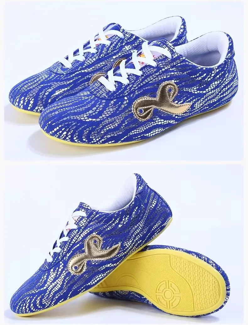 أحذية فنون الدفاع عن النفس الصينية من الجلد الطبيعي أحذية روتين كونغ فو فنون الدفاع عن النفس العملية أحذية تاي تشي #4