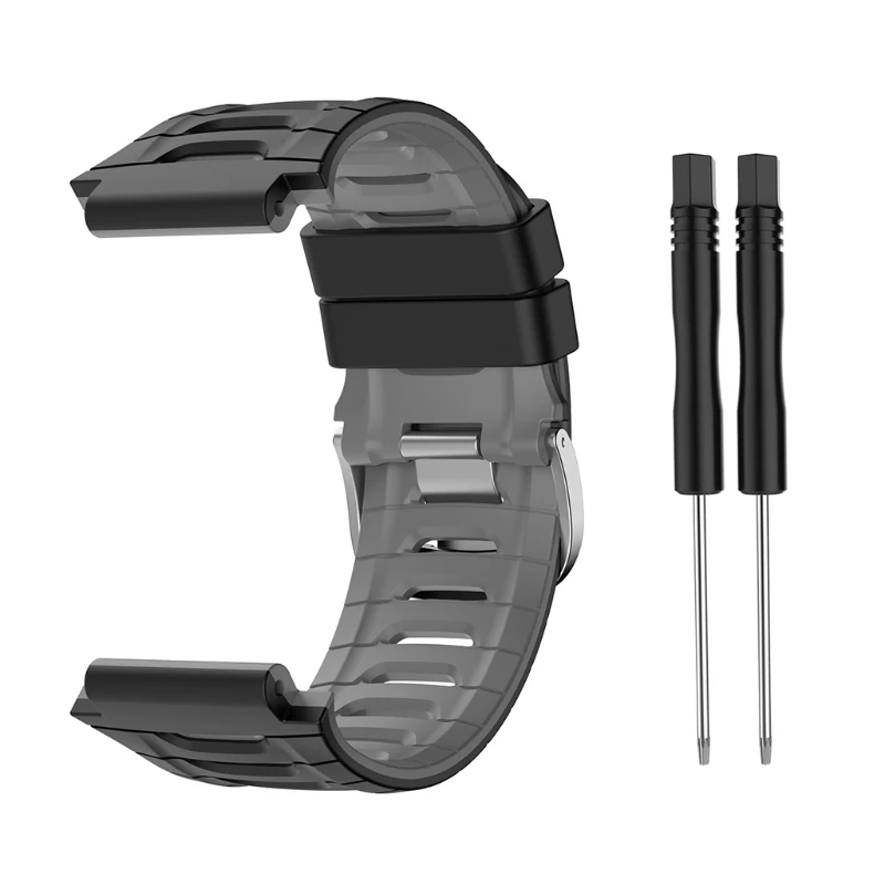 Silicone Watch Band Quick Release Strap Compatible for Garmin-Forerunner 920XT Smartwatch Soft Straps Soft Bracelet Dropship