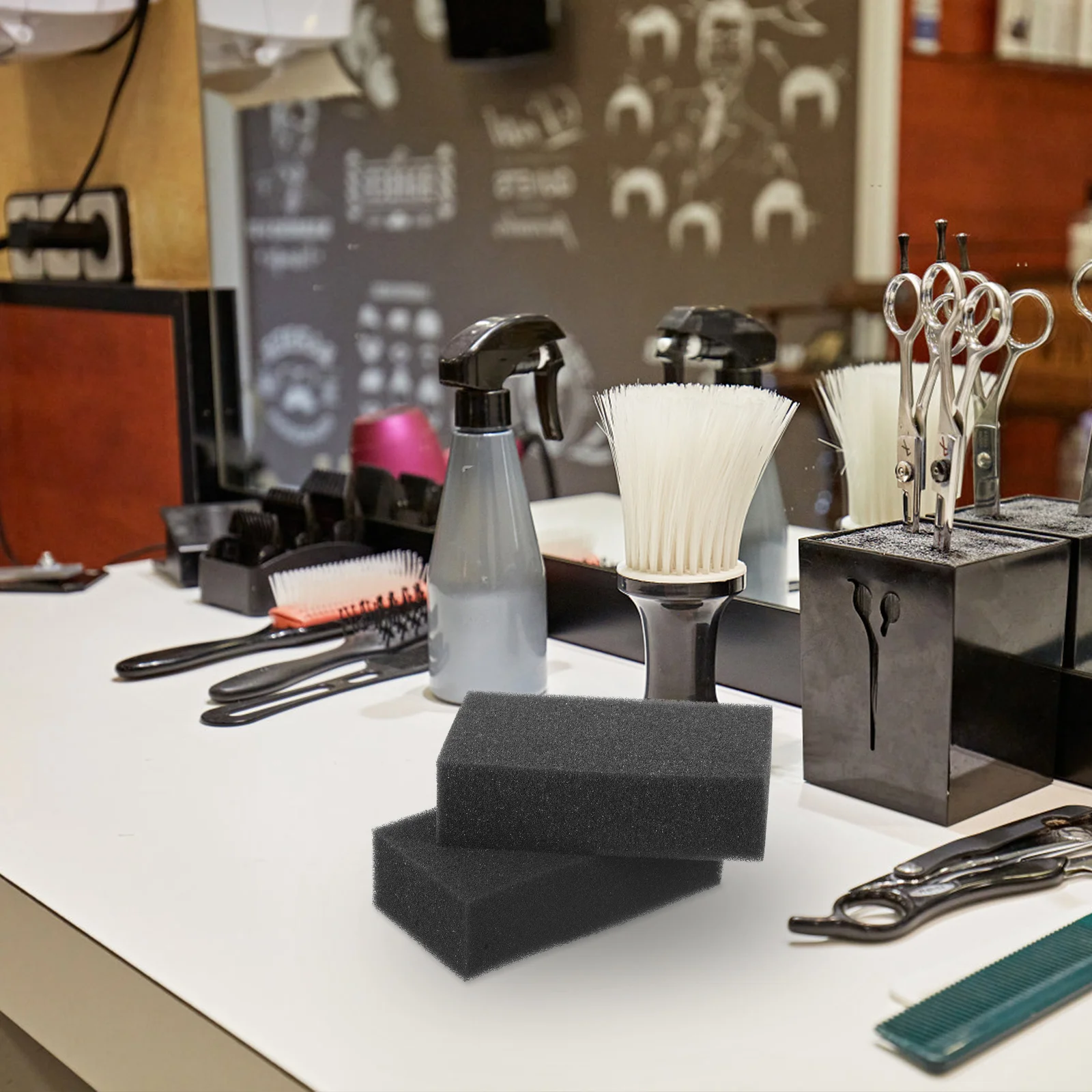 

5 шт., губка для волос, щетка для чистки стрижки, многофункциональная щетка для шеи, портативная щетка для парикмахерской, салона бороды, щетка для удаления волос