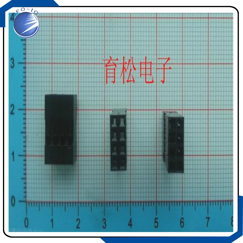 20PCS 2*4Pin Du pont 2.54MM 2*4 Dupont Connector 2X4 Dupont Plug 2X4PIN Shell Jumper Female 2.54-4P