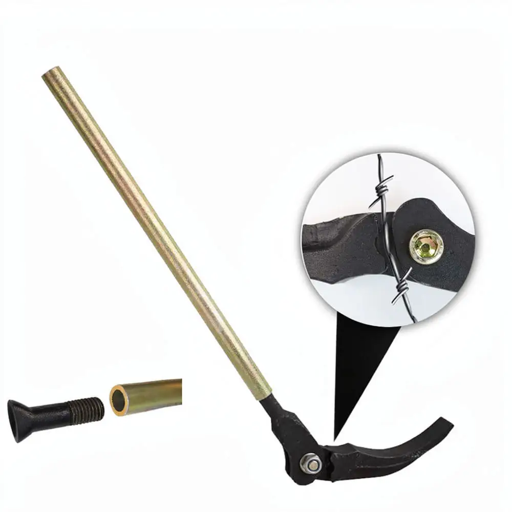 Fence Wire Stretcher Tensioning Tool Garden Metal Device For Barbed Wire Tightening Outdoor Farm Fencing Maintenance