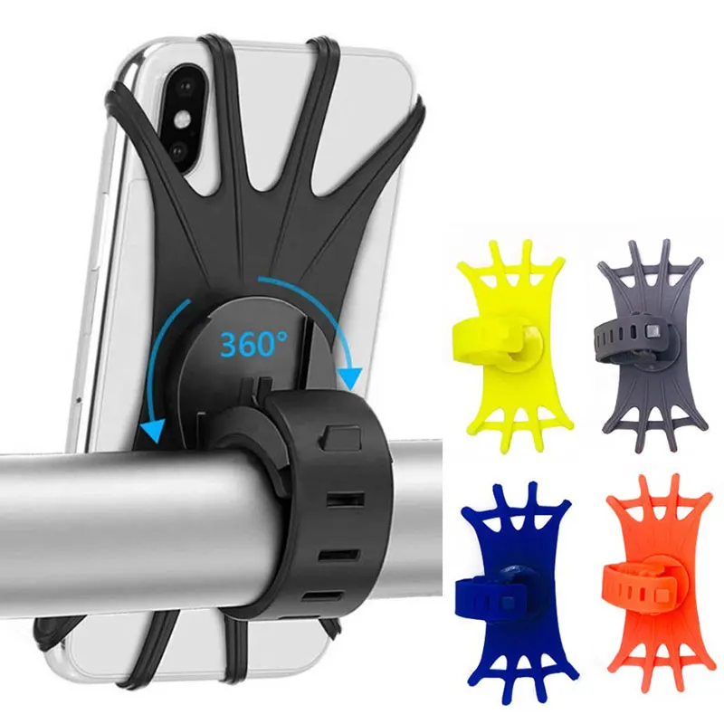 

50Pcs Universal 4.0-6.5 inch Bicycle Mobile Phone Holder for iPhone Samsung Xiaomi Cell Phone Bike Cycling Handlebar Bracket