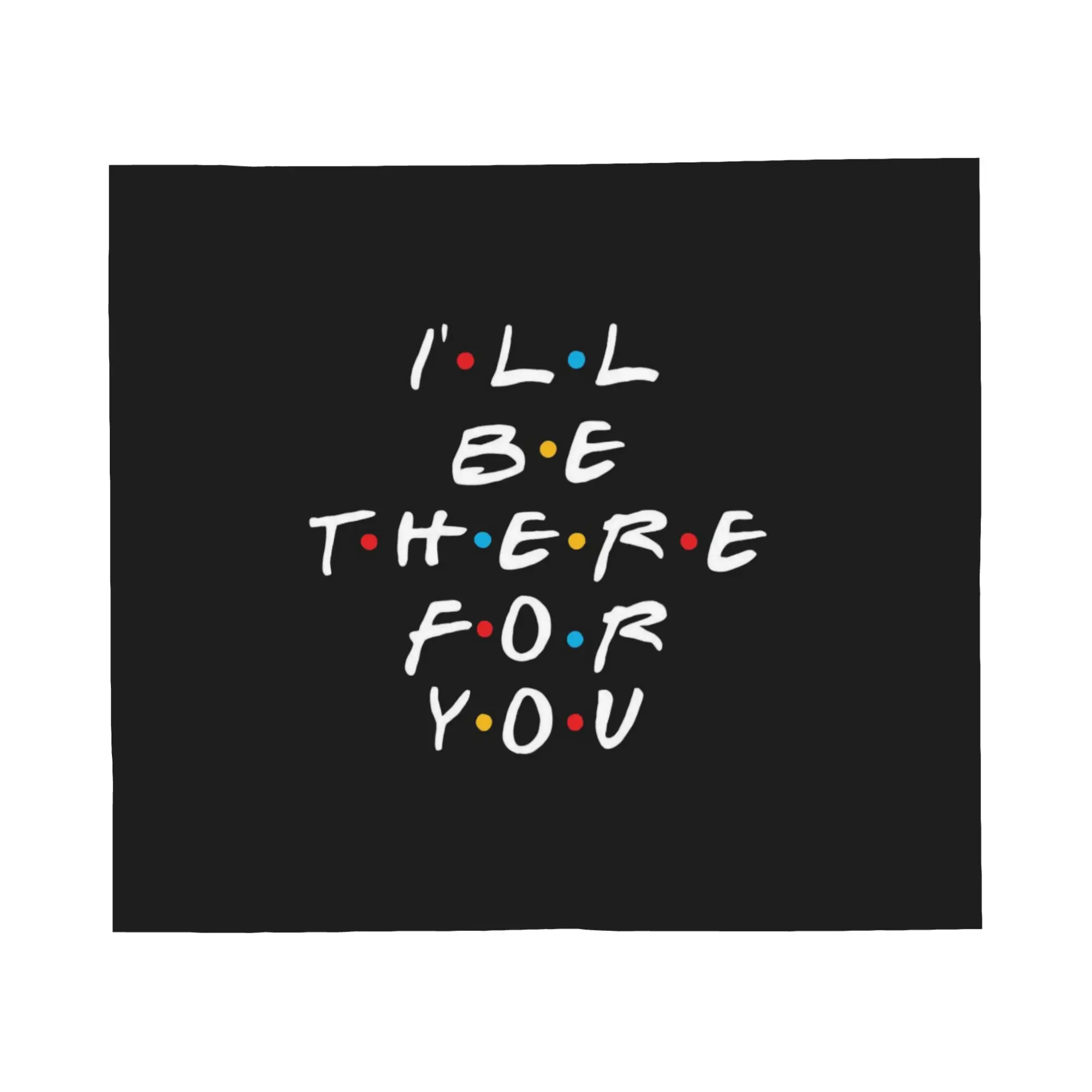 Friends TV Show Blanket I Will Be There For You Fuzzy Throw Blankets Home Couch Printed Soft Warm Bedspread