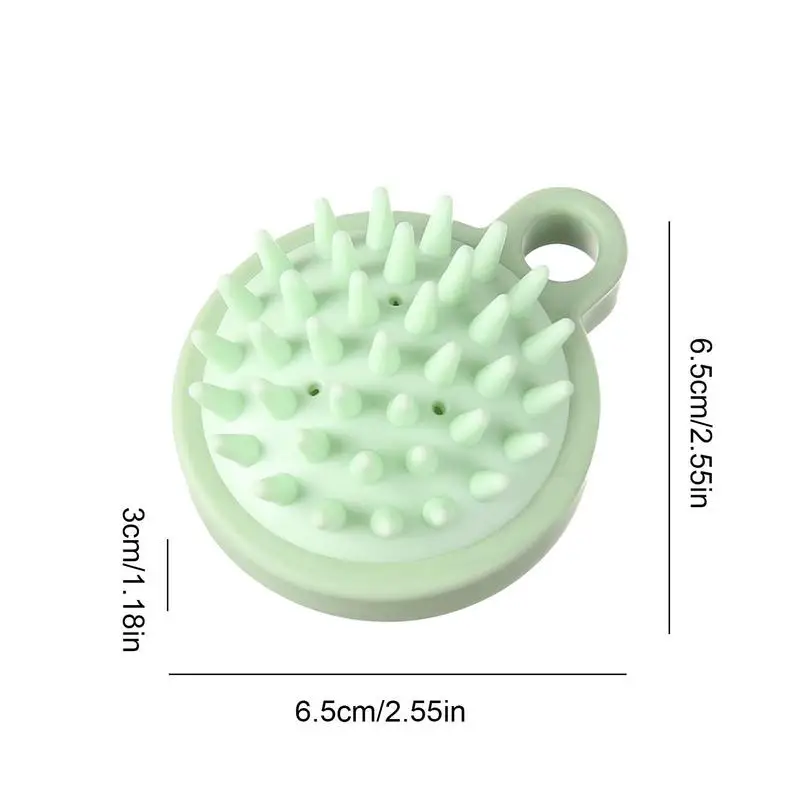 Silicone shampoo brush Bath massage scalp comb Household dandruff and itching relieving shampoo brush Hair Hairdressing Tool