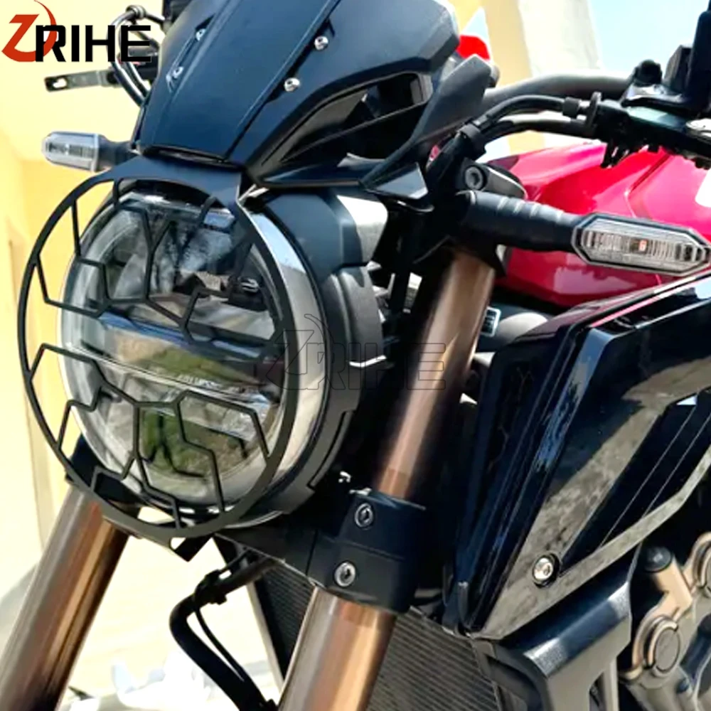 

Motorcycle For Honda CB650R CB 650 R CB 650R 2018 2019 2020 2021 2022 2023 Headlight Head Light Guard Grille Protection Cover