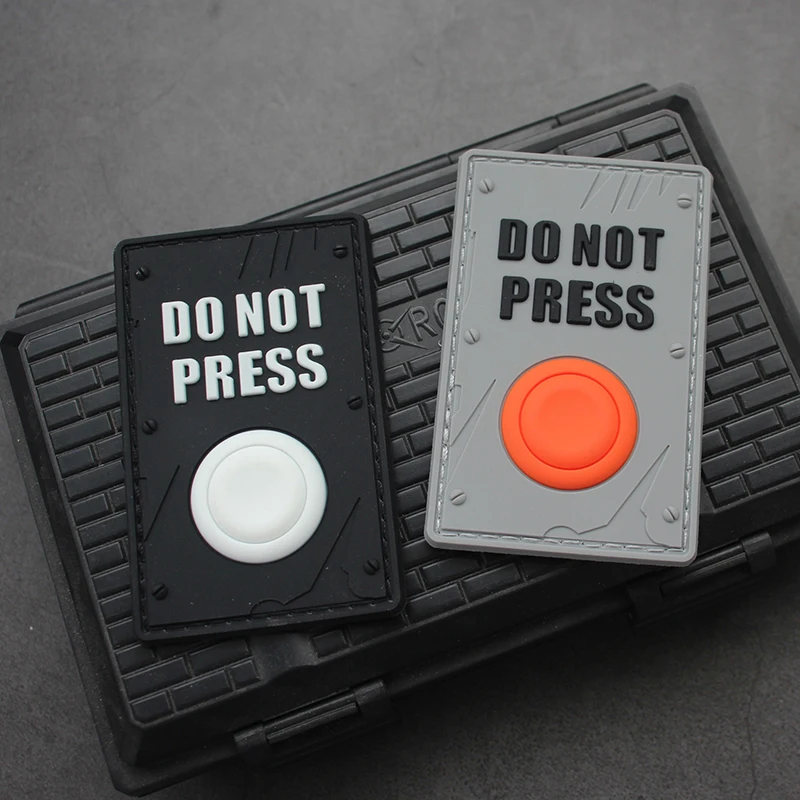 Do Not Press Pvc Lu… - image