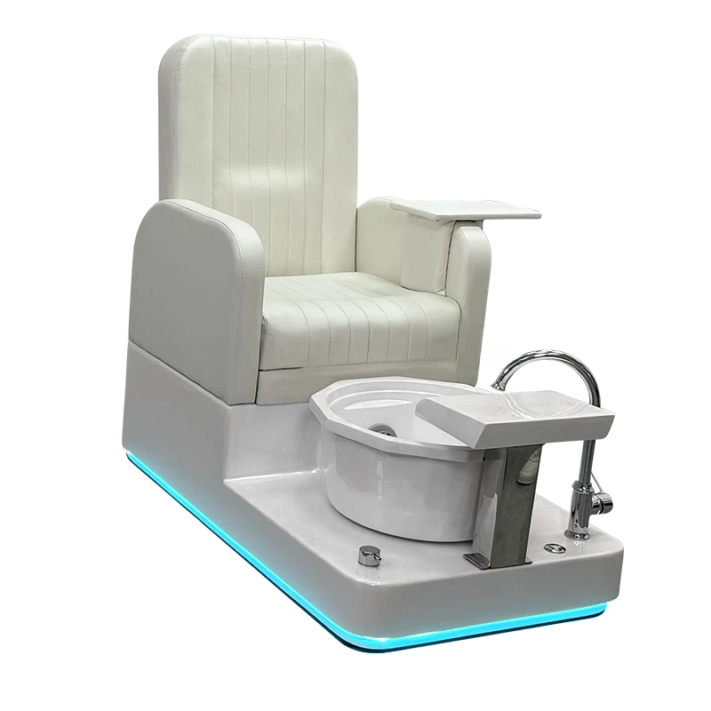 Luxury Nail Pedicure Spa Salon Furniture Pink Color Pedicure Stations Massage Pedicure Chair