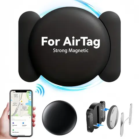 Localizzatore magnetico Smart Tag per Apple AirTag Mini GPS Tracker Custodia magnetica anti-smarrimento per veicoli per auto Localizzatore Bluetooth