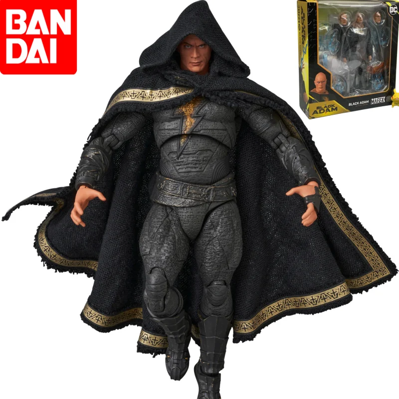 Medicom Stock 224 Mafex Dc Movie Edition Black Adam Mobile Doll For Favorite Birthday Gifts Desktop Decoration