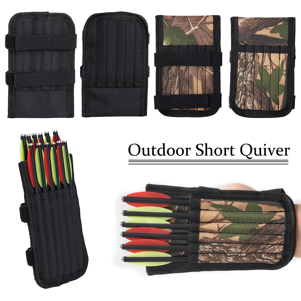 

Outdoor Short Quiver, Can Be Tied to the Arm for Easy Use, Waterproof Fabric, Outdoor Shooting Bow, Arrow Crossbow Accessories